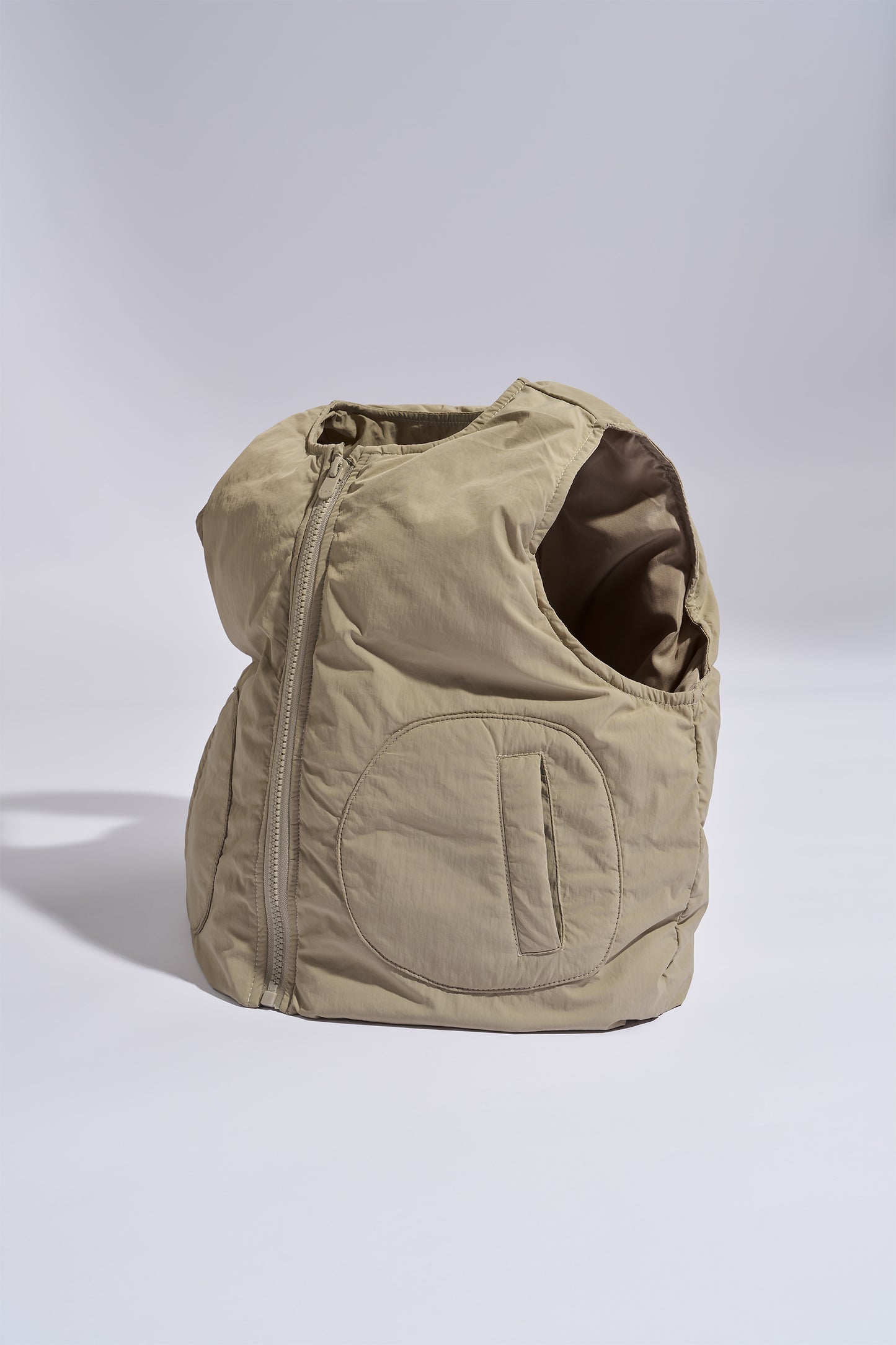 Olive Puffer Vest