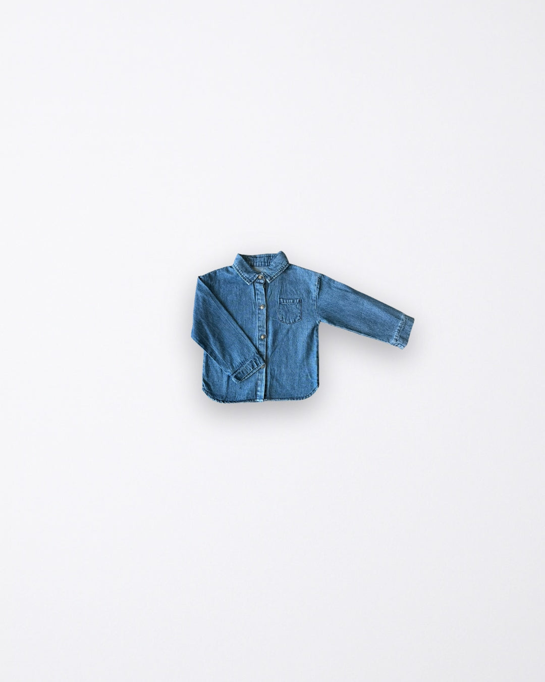 Blue denim shirt