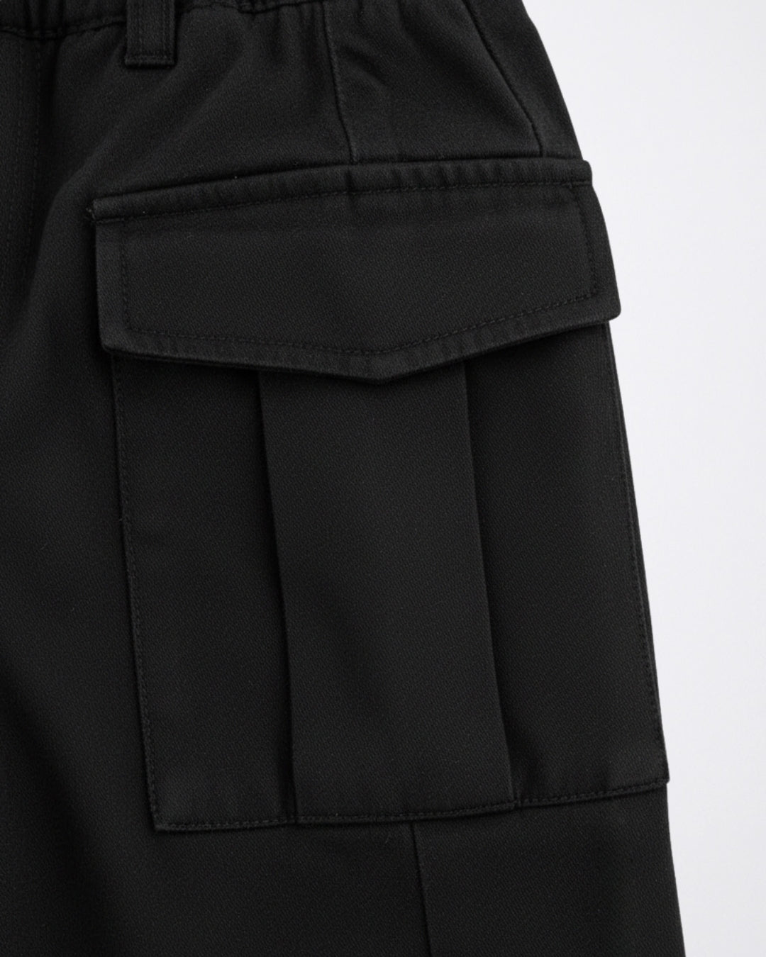 Pocket black cargo pants