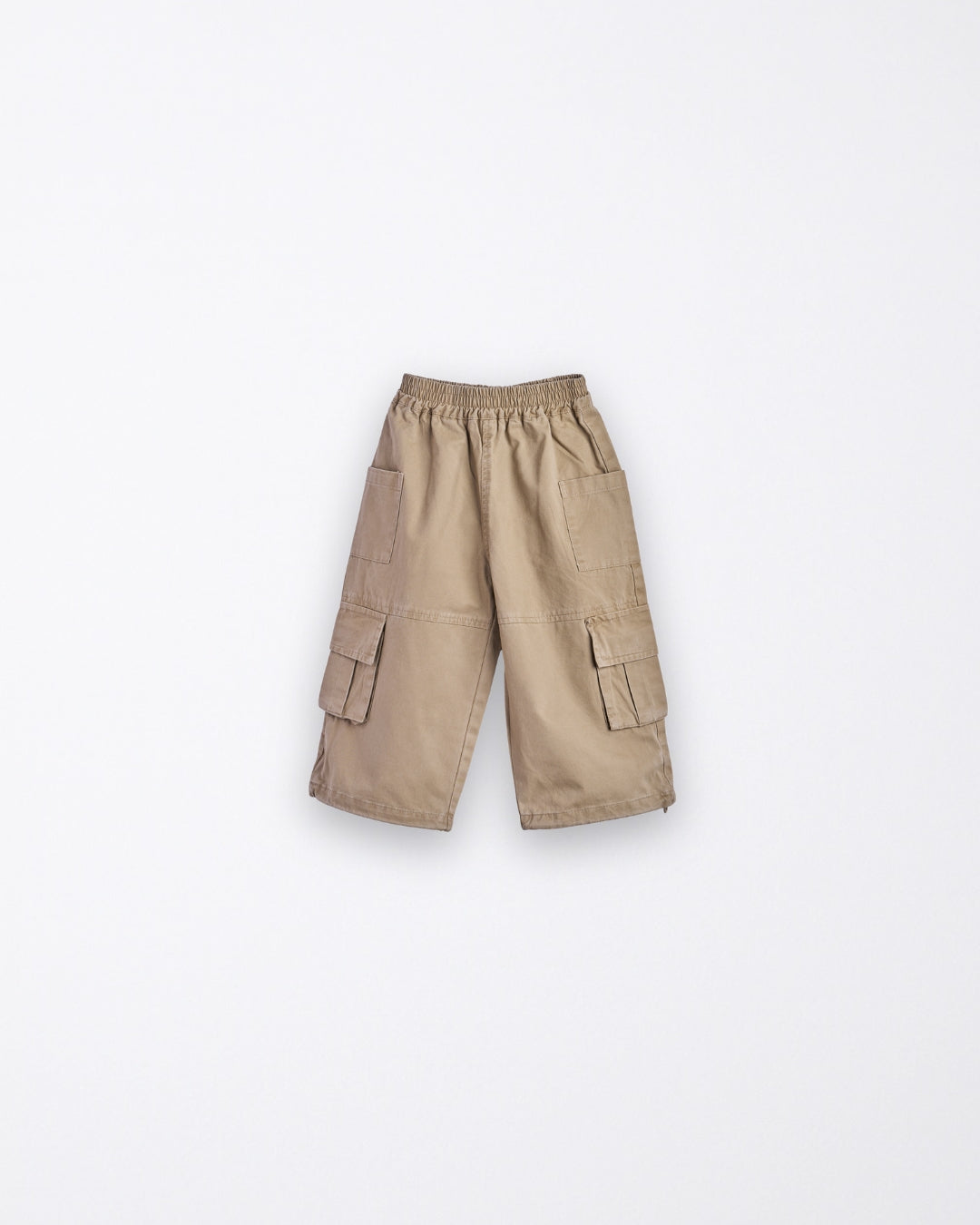 Loose Cargo Pants with Elastic Ankle Cuffs