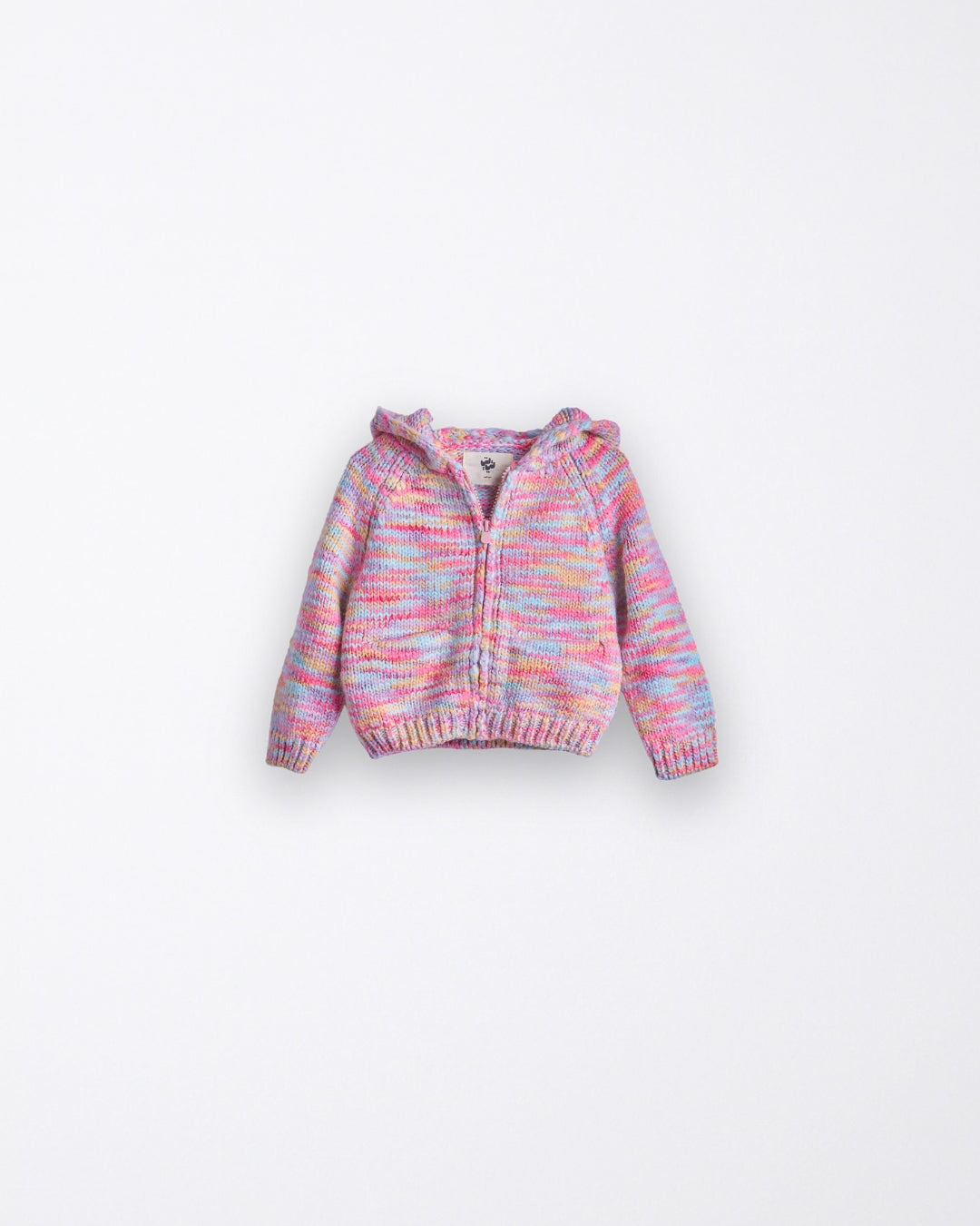 Pink Cotton Candy Hooded Cardigan