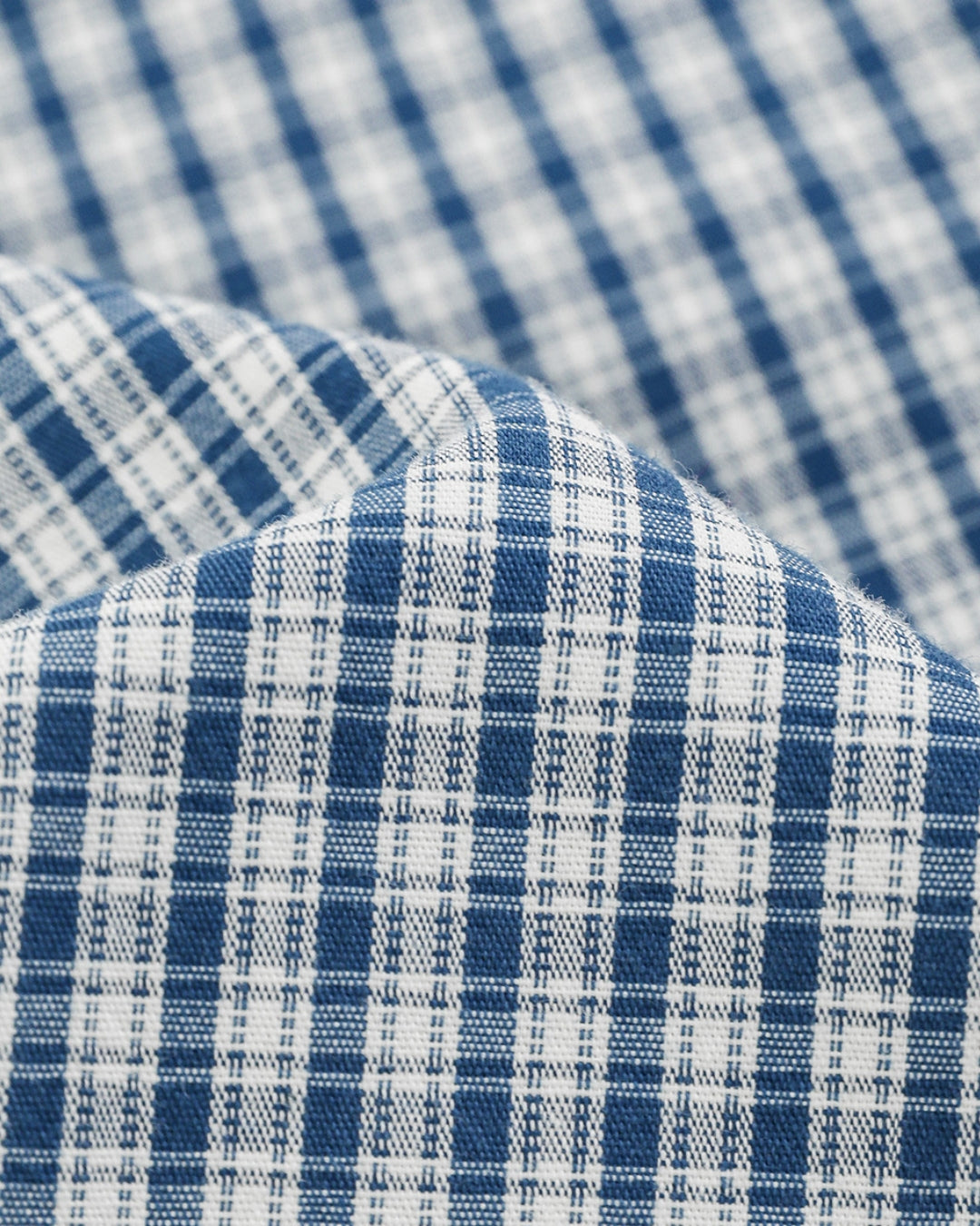 Blue checked pants