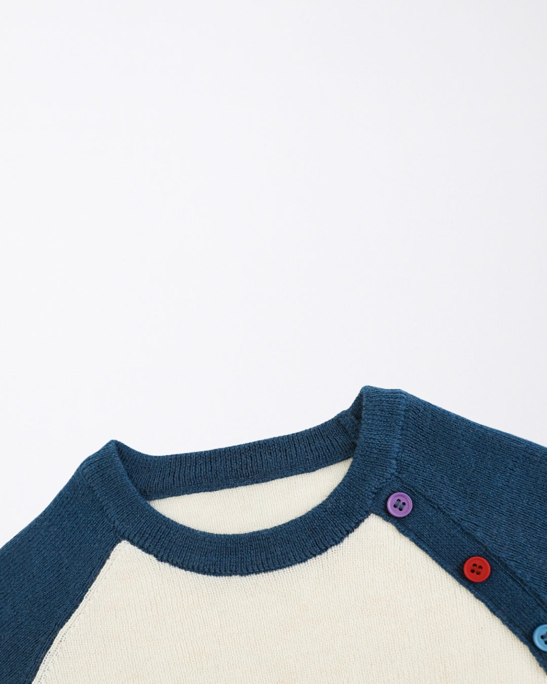 Blue three buttons tshirt