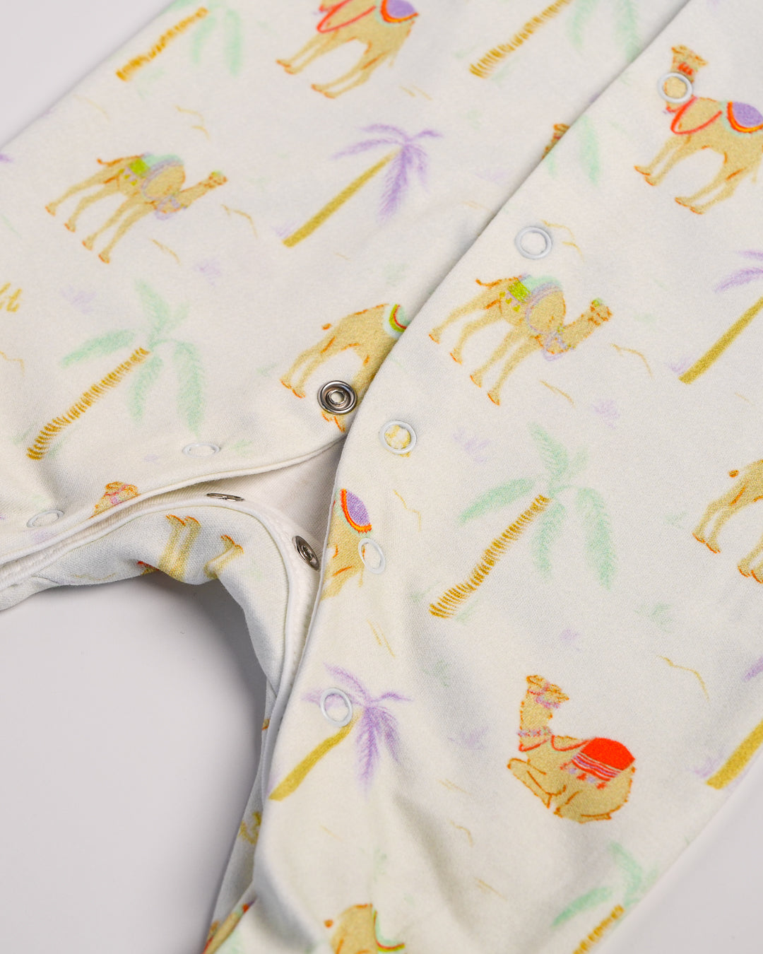 100% Organic cotton camel sleeping suits - set of 3