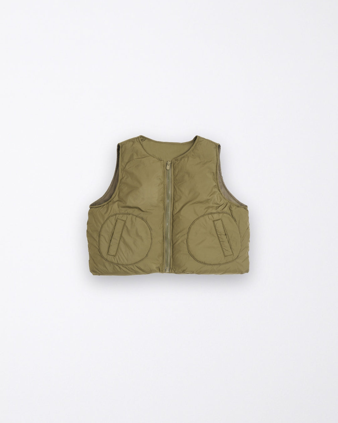 Olive Puffer Vest