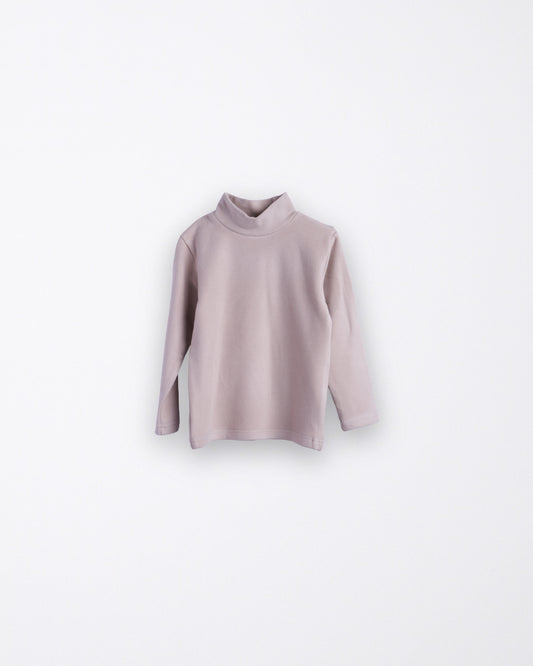 Khaki Thick High Neck T-shirt