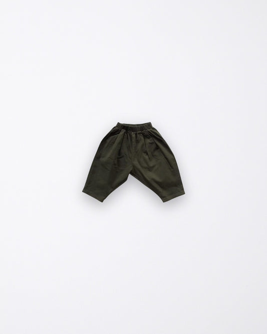 Army green wide pant