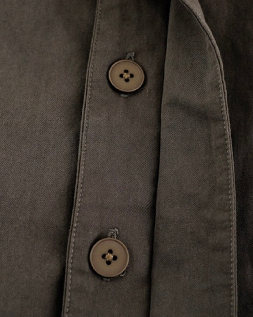 Dark green trench coat