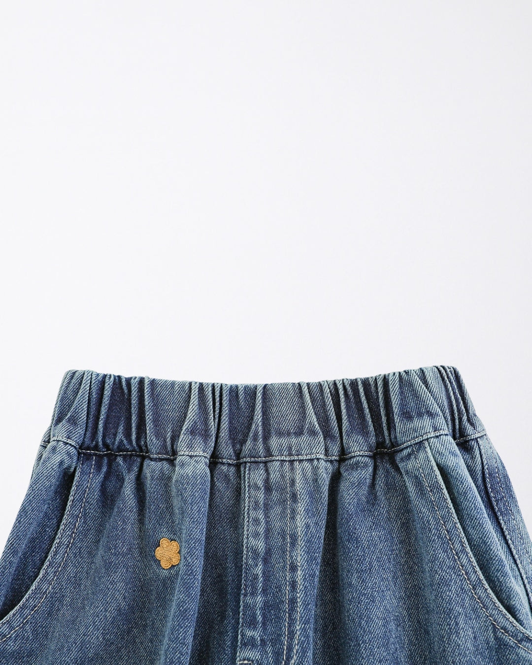 Floral jeans