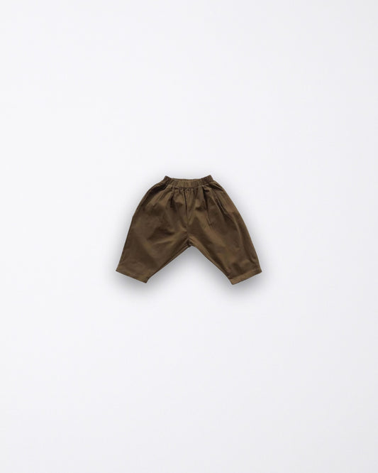 Khaki wide pant