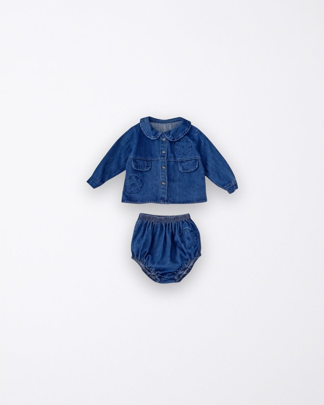 Denim romper set