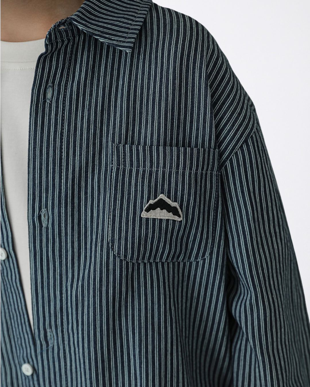 Stripped tent shirt