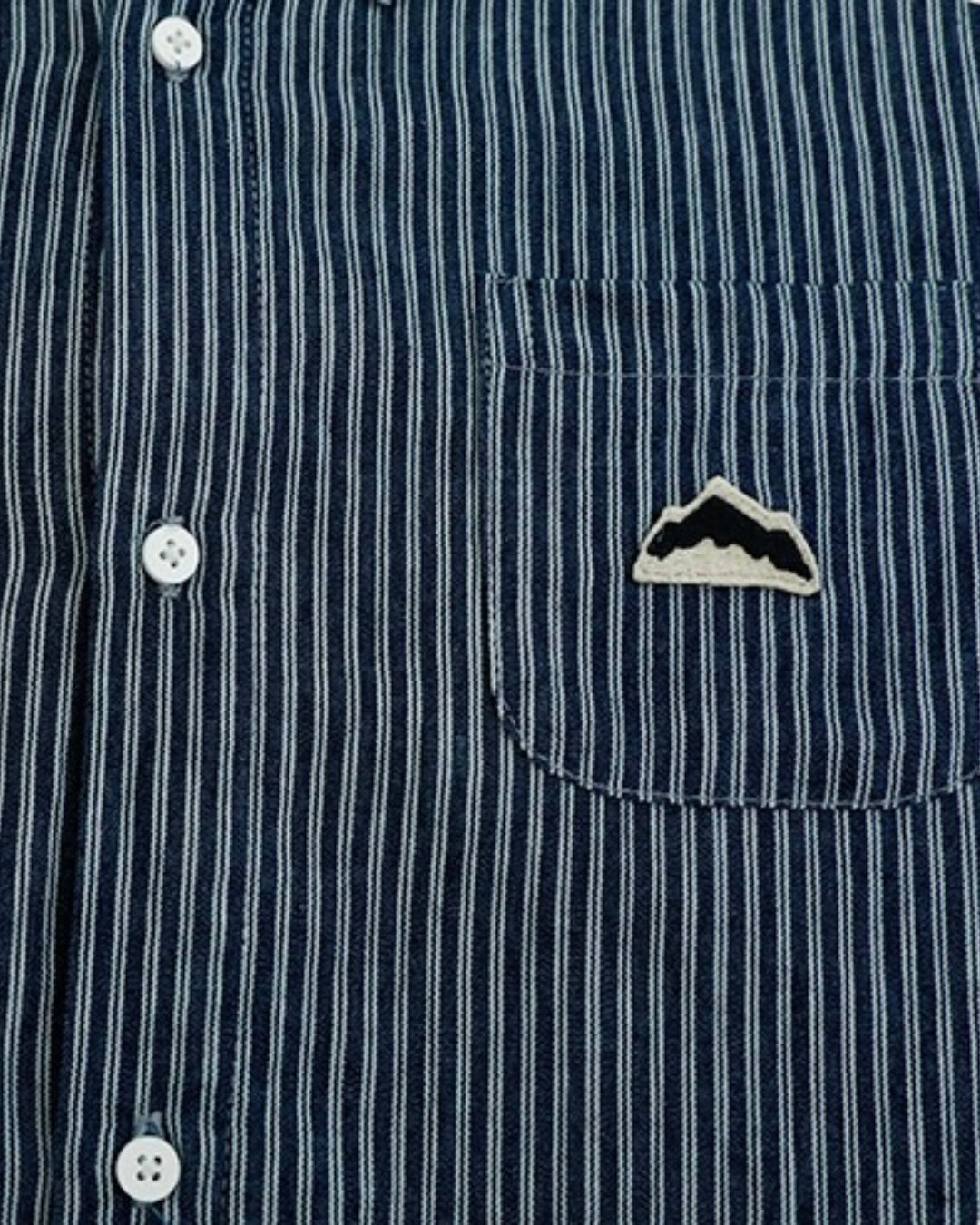 Stripped tent shirt