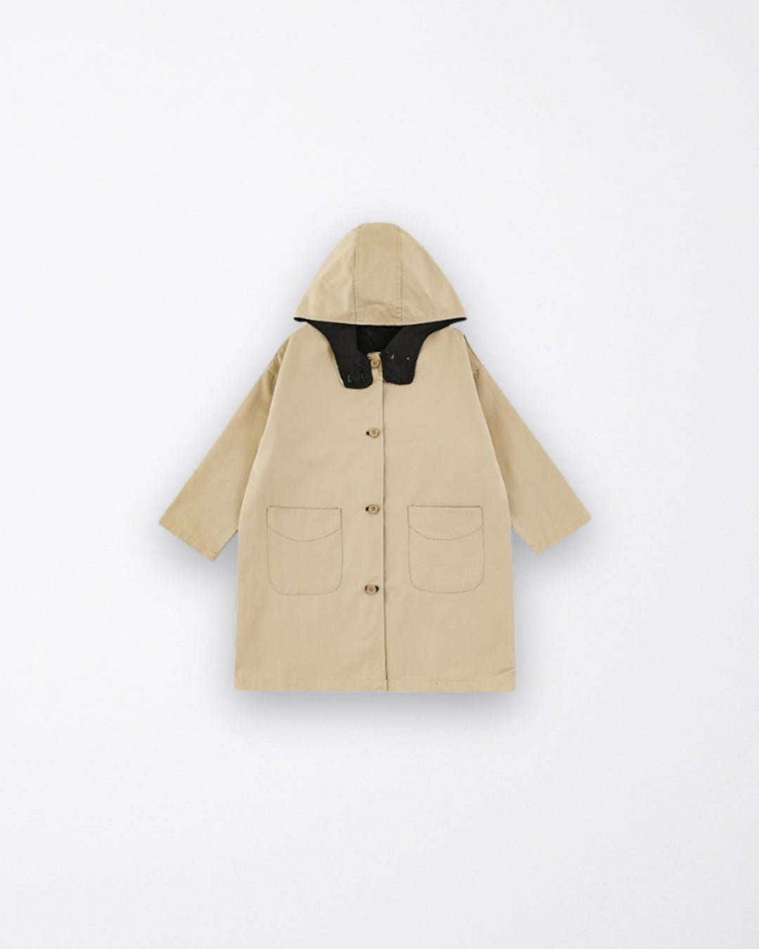Chai latte trench coat