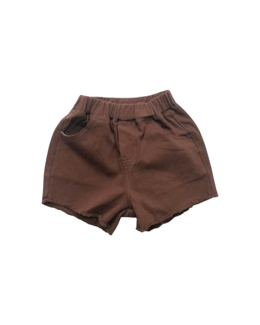 Dark brown short