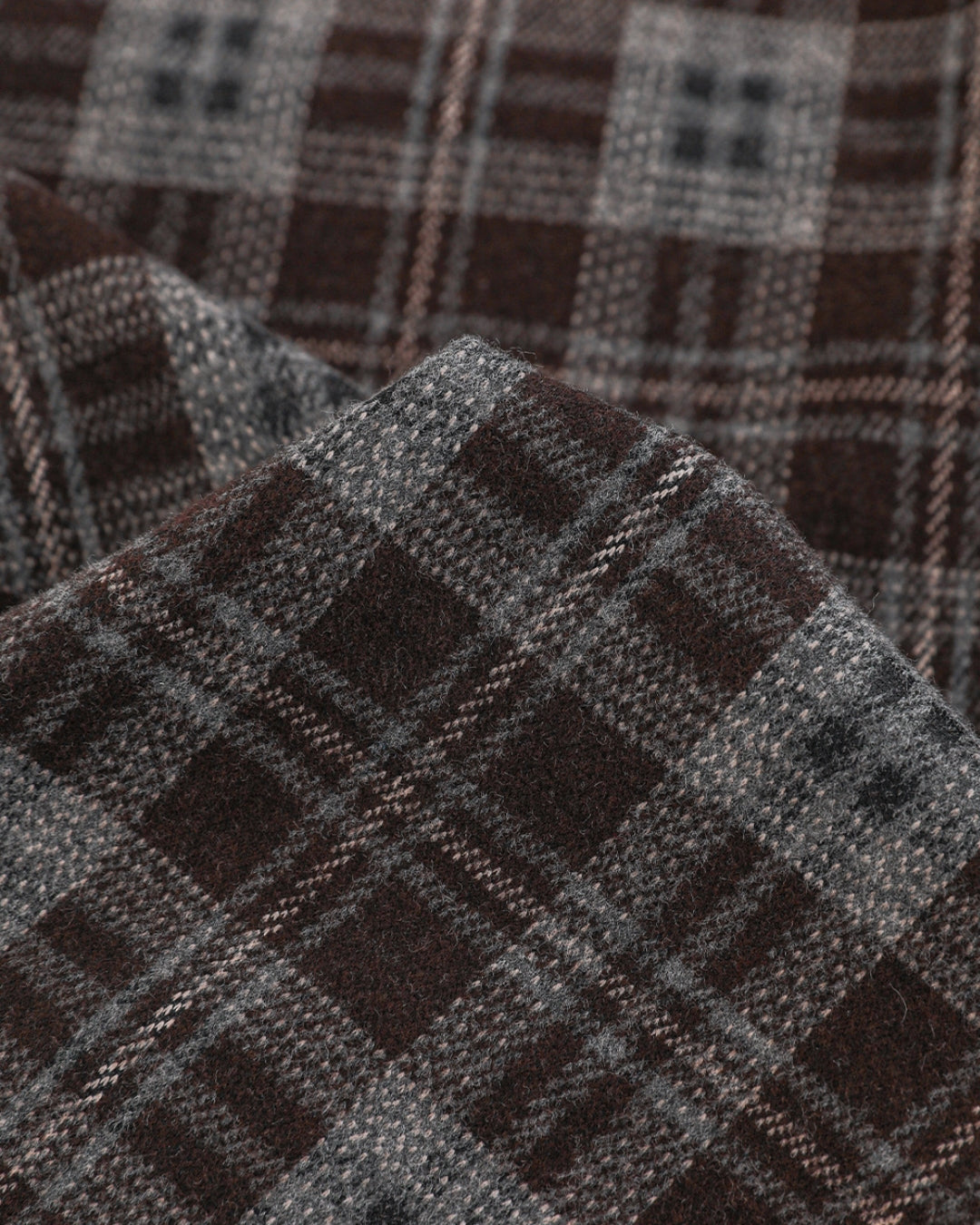 Brown checkered pants