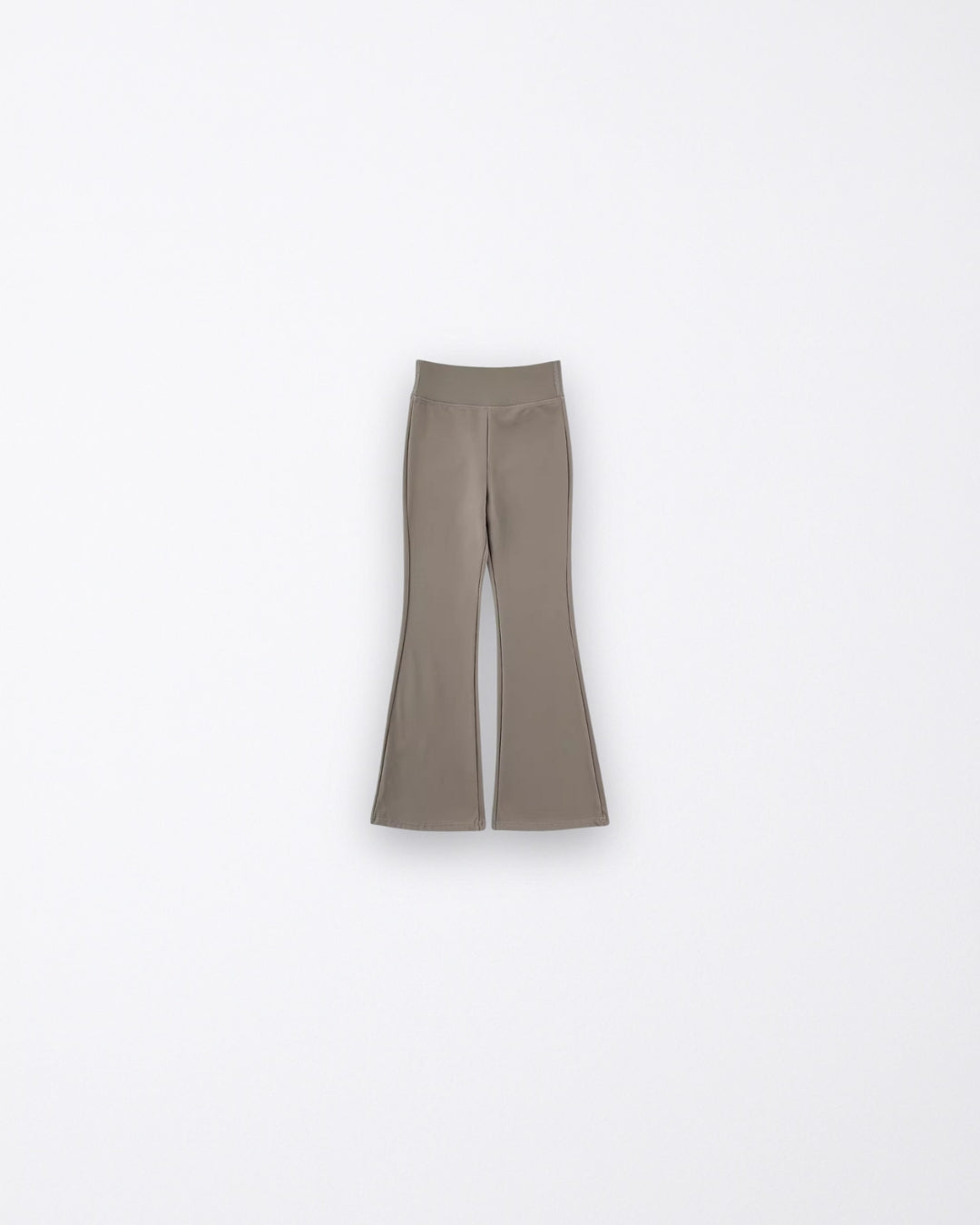 Khaki flare tight pants