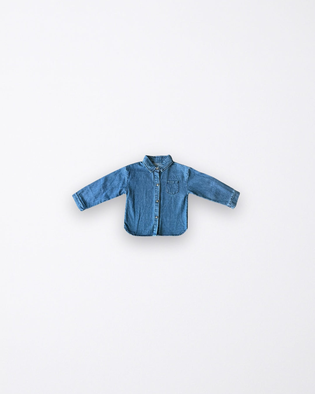 Blue denim shirt