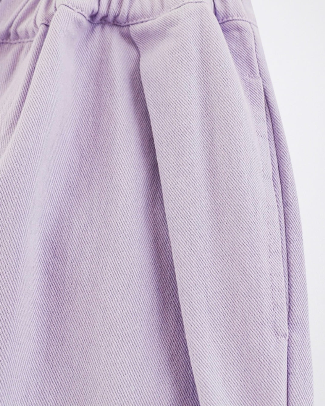 Purple denim pants