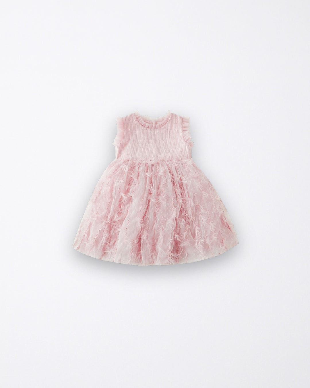 Pink feathers dress