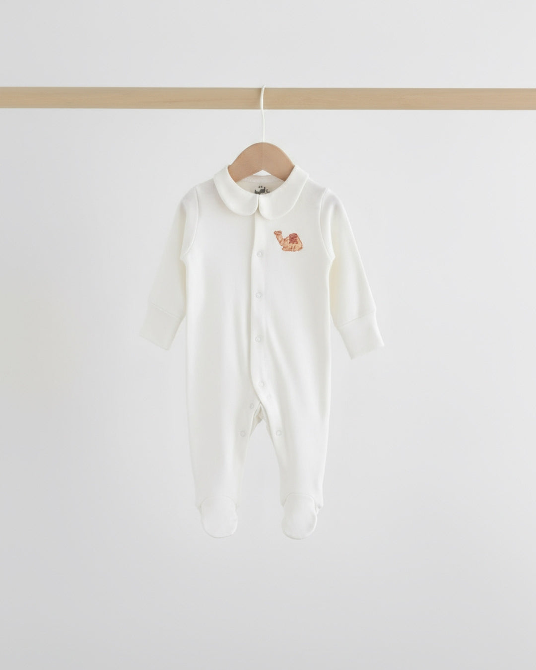 100% Organic cotton camel sleeping suits - set of 3