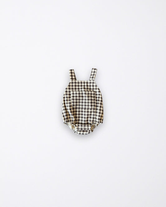 Checked dungaree