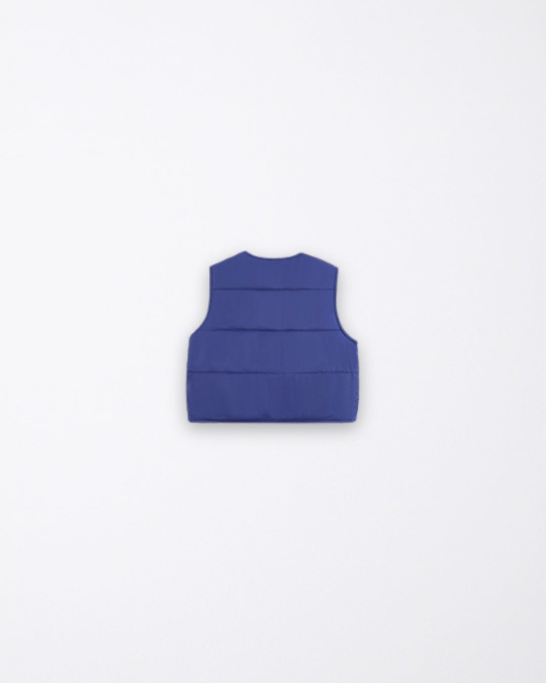 Blue light puffer revisable vest