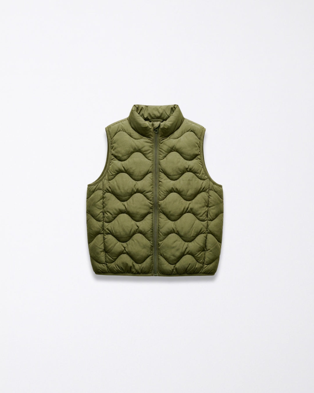 Olive Puffer Vest