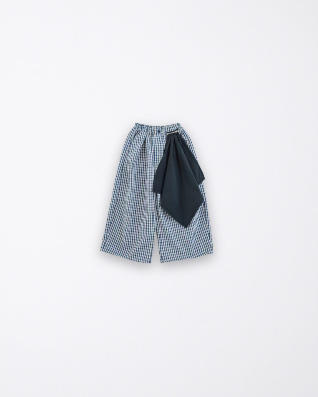 Blue checked pants