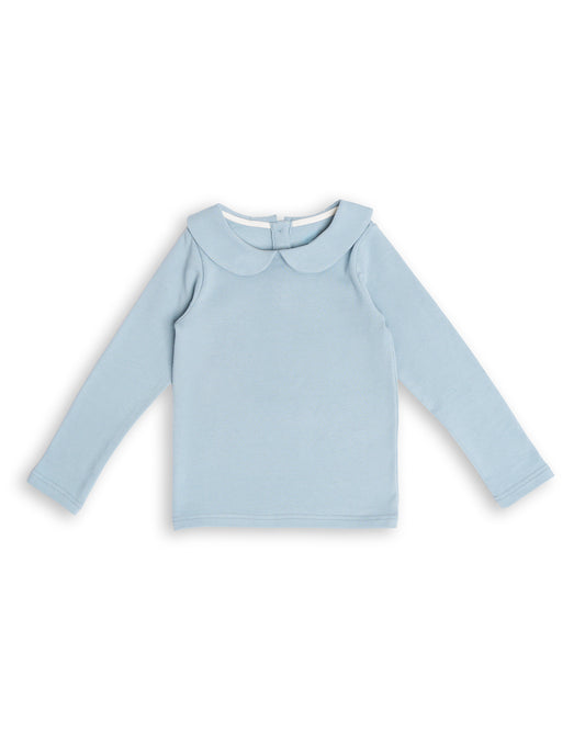 Petter Pan Collar Long Sleeves T-shirt