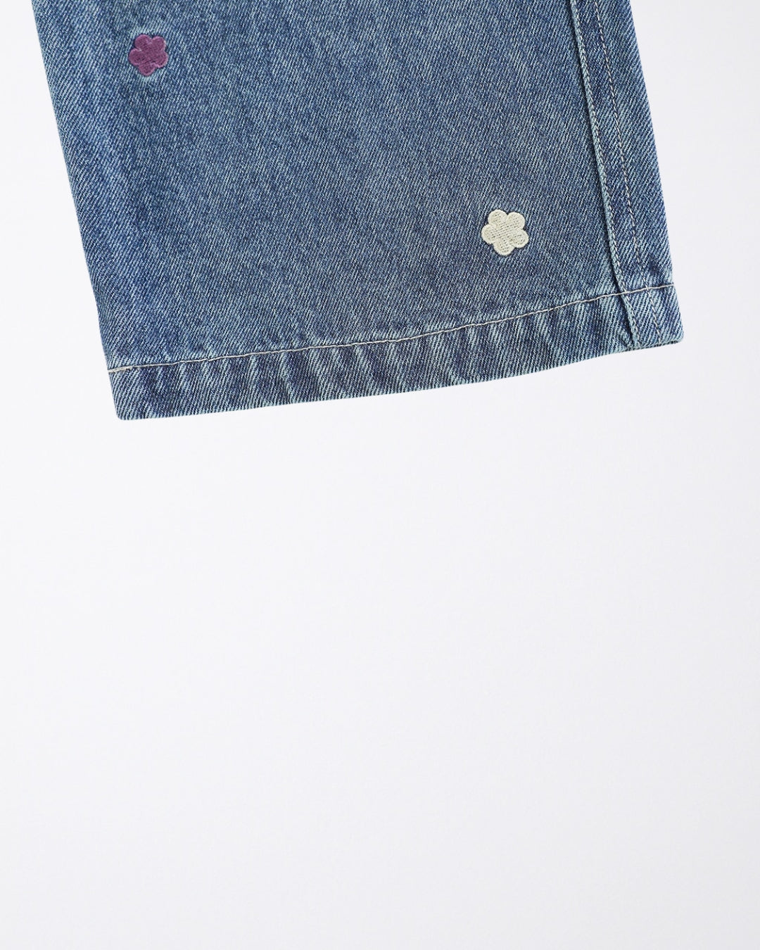 Floral jeans