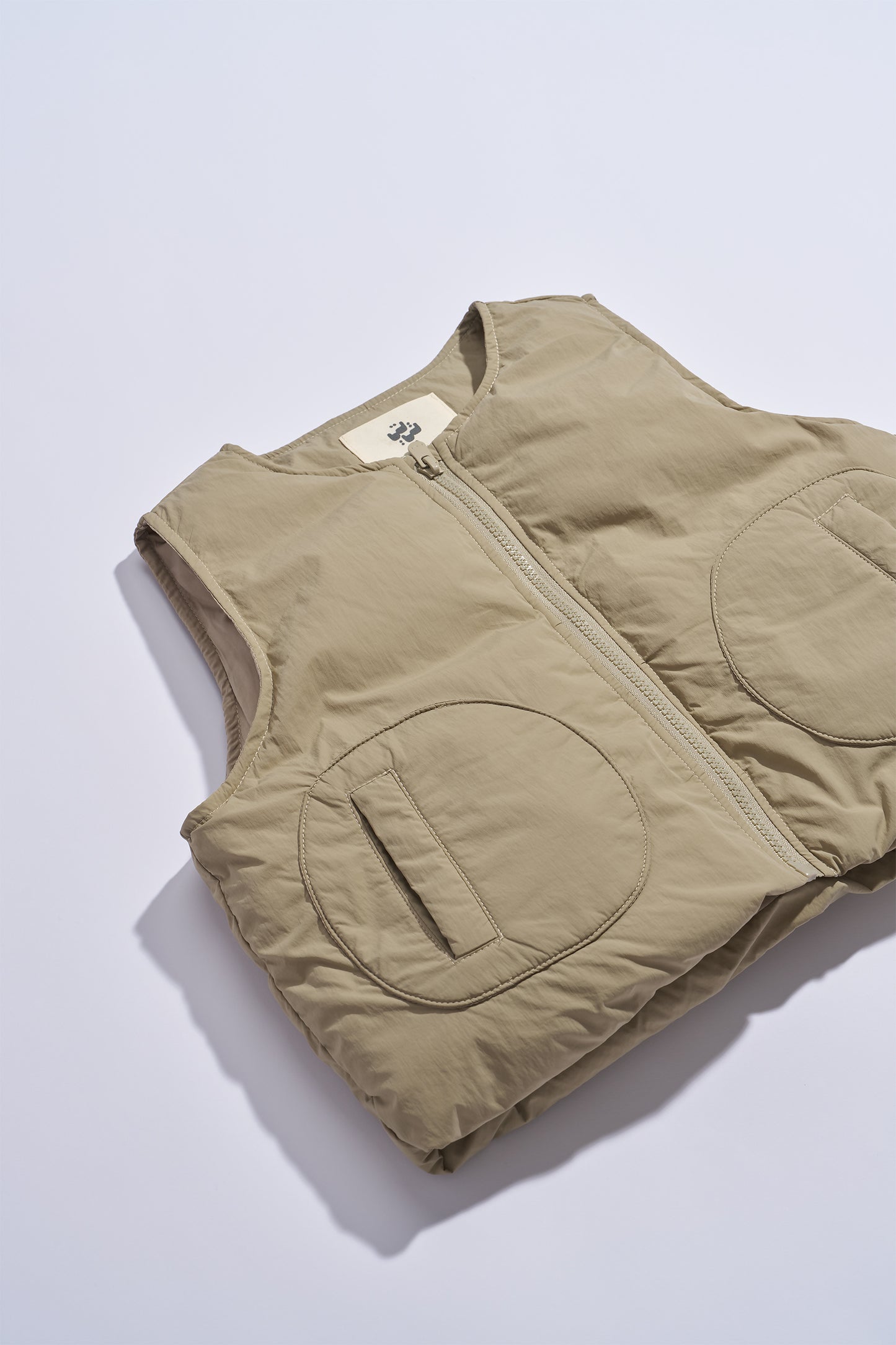 Olive Puffer Vest