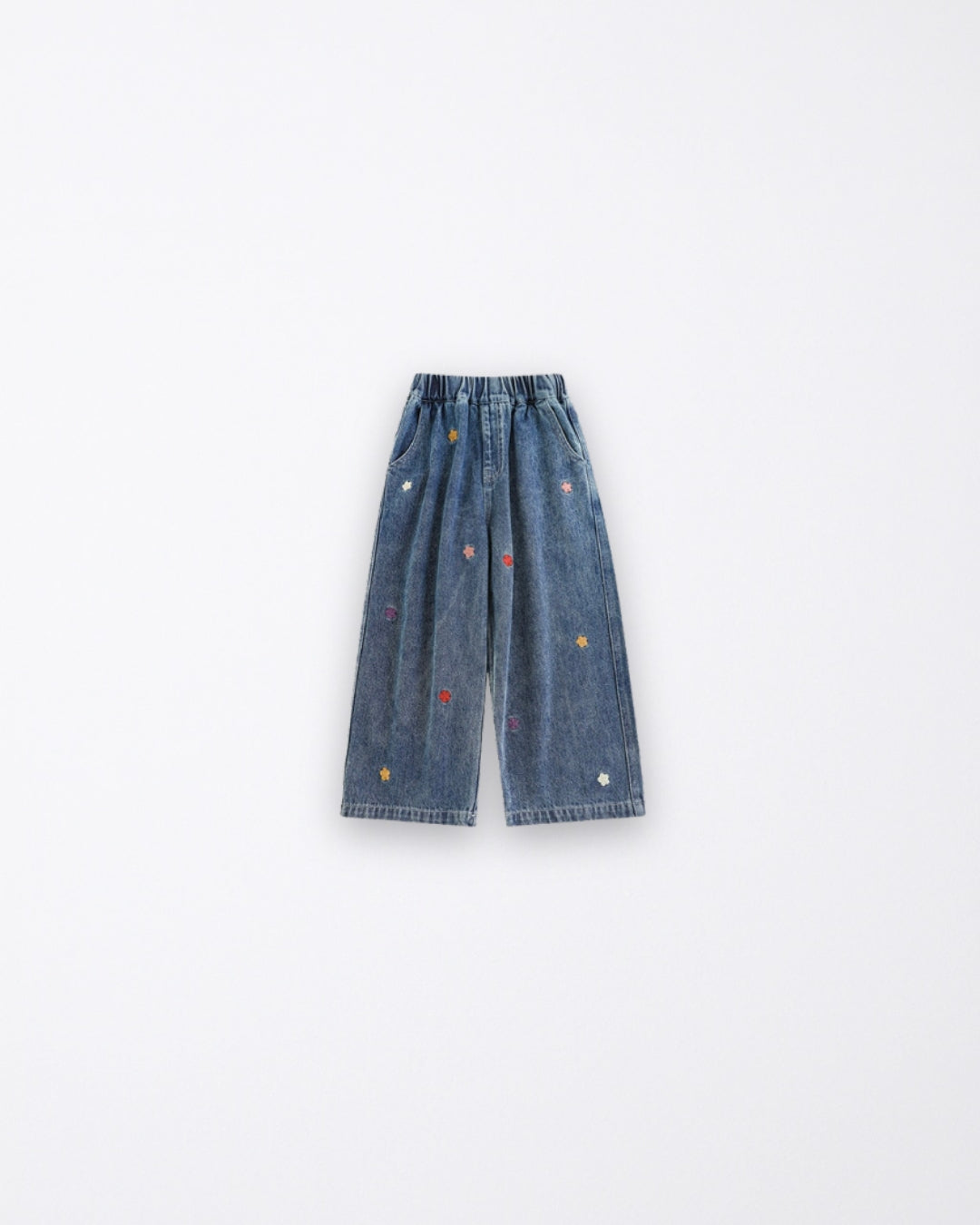 Floral jeans