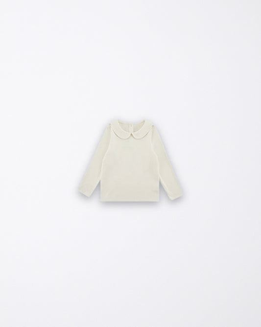 Petter Pan Collar Long Sleeves T-shirt