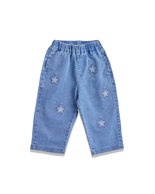 Wide Jeans with Stars